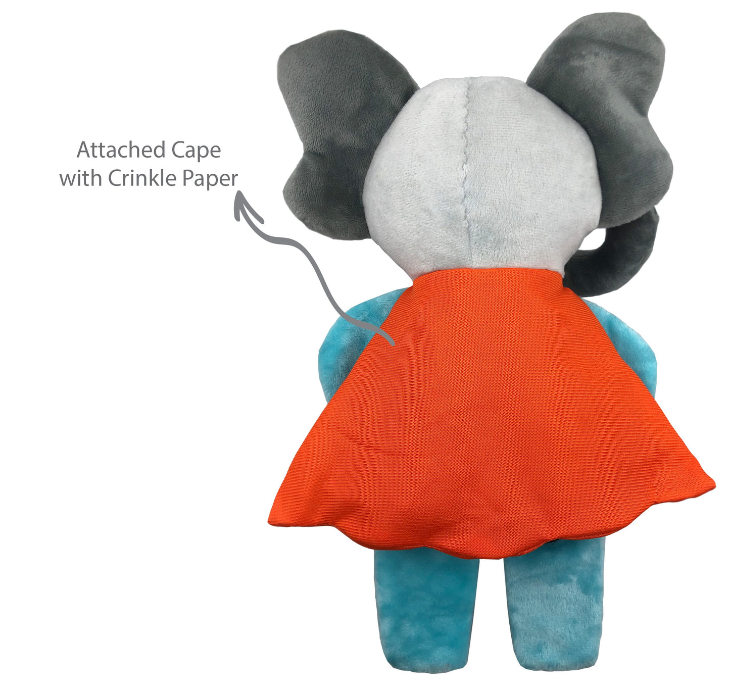 12" Super Elephant Plush Dog Toy